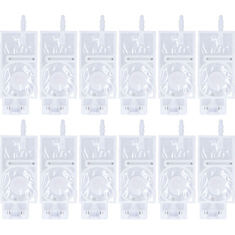 Amortisseurs d'encre adaptés aux imprimantes XP600, 12 pièces, tête à jet d'encre de taille Standard avec Interface d'insertion droite (1/5)