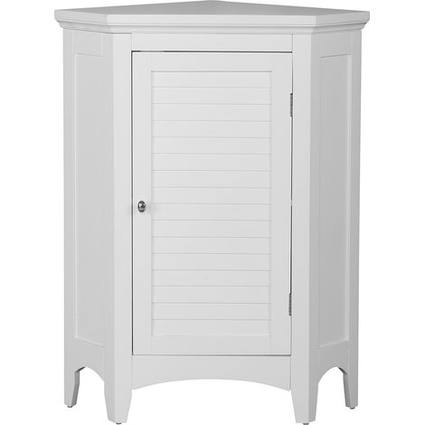 Teamson Home Mobile In Piedi Da Bagno In Legno Bianco D'Angolo ELG-586 (1/5)