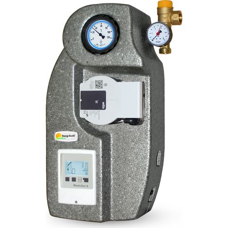 Modulo solare monovia con circolatore Wilo Para ST25/6 iPWM e centralina integrata precablata STDC (1/5)