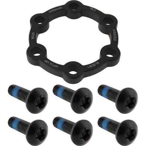 Brake disc spacer with aluminum alloy screw. Fits most mountain bikes. (1/5)