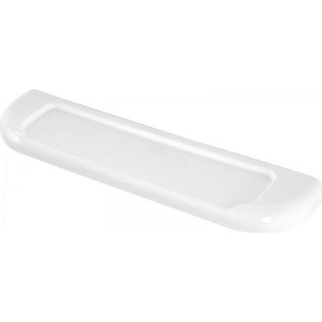Étagère de salle de bain en plastique ABS blanc – Fixation double avec boulons ou ruban adhésif – Dimensions 50 cm – Modèle Gioia – Feridras