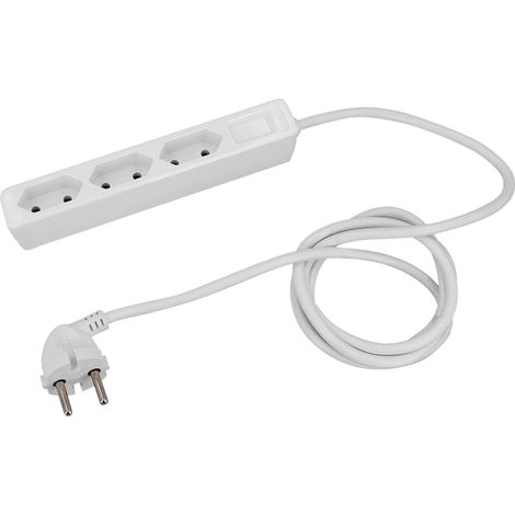 6-fach Euro-Steckdosenleiste 1,4m 230V Berührungsschutz IP20 (1/2)