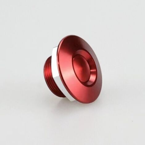 Loquets à dégagement rapide pour automobile, boucle de contour de capot en aluminium, Kit de plaque d'immatriculation de pare-chocs GM (rouge), 2 paquets (1/5)