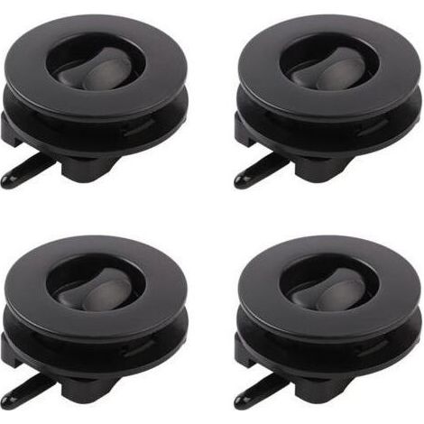 4 Pcs Clip Universel pour Tapis, Pinces De Fixation pour Tapis De Sol De Voiture, Clip De Fixation Oeillet Tapis, Clip De Fixation De Boucle Antidérapante Adapté Au Pied De Tapis (1/5)