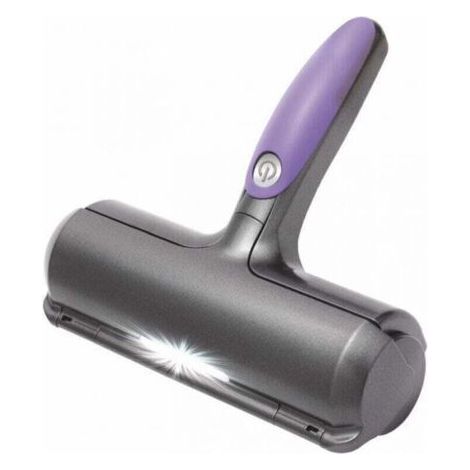 Sweeper Brush - Brosse anti poils animaux - Ramasse poils chat / chien - Violet et Gris - Pour Canapé/Vêtements/Voiture (1/5)