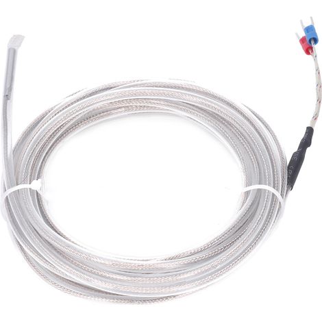 BERM Thermoelementsensor, Typ K, wasserdicht, korrosionsbeständig, Temperatursensor, 5 m / 16,4 Fuß (1/5)