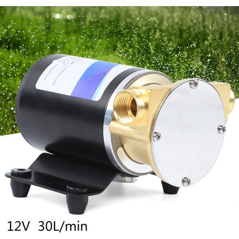 Pompe de Cale 12 V Auto-Amorçante - Lavage de Pont, Submersible, Fontaine, Membrane, Tube Profond Pour Yachts de Bateau - Réservoir d'Eau de Bord (12 V, 30) (1/5)