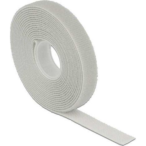Rouleau Velcro 13mm / gris (3 mètres)
