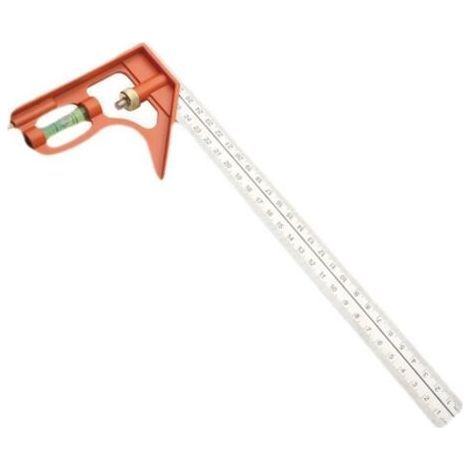 300mm combination positioning square with level, used for measuring 45°/90°/180° angles (1/3)