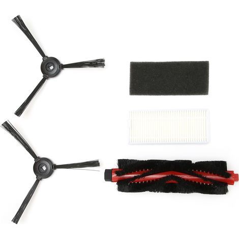 Kit de remplacement de filtre pour brosse principale. brosse latérale et balai. compatible avec les balayeuses Lefant M200/M201/M520M/M571/T700 (1/5)