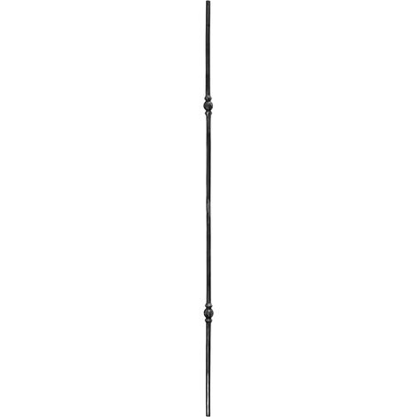 Deco Fer Forge – Barreaux ronds décoratifs 12 mm H1000 – Pour fer forgé – Décors boules – Largeur 25 mm pour projets de ferronnerie