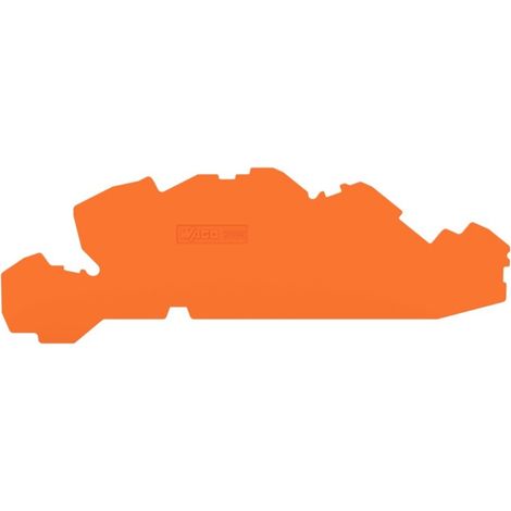 WAGO Abschluss- und Zwischenplatte, 2005-7692, orange (1/2)