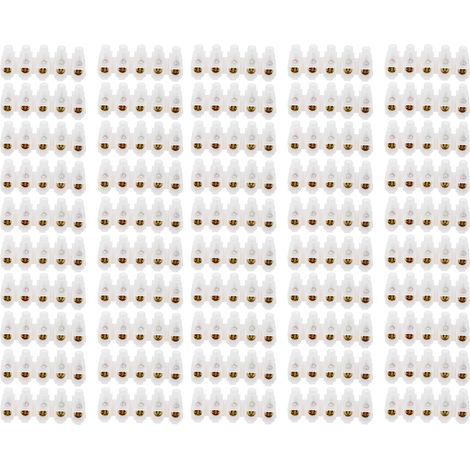 50Pcs Bornier de Jonction Traversant 60A Antiflamme Connecteur Électrique Industrielle 5 Entrées 5 Sorties (1/5)
