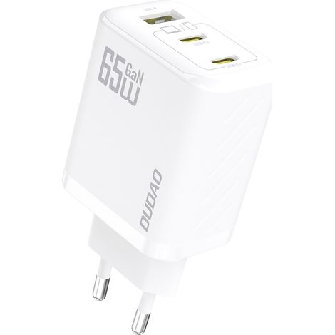 Cargador de pared A29 GaN USB-C USB-A de 65 W - Blanco (1/5)