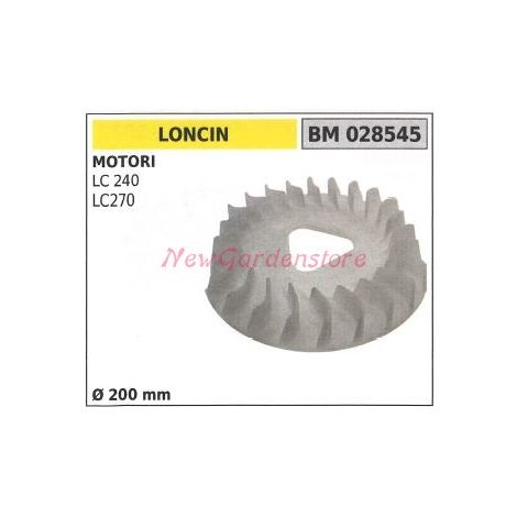 Magnetisches Lüfterrad LONCIN Motor LC 240 270 Ø 200mm 028545