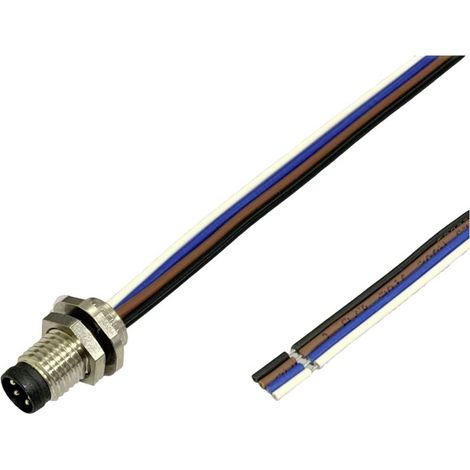 BKL Electronic 2701004 Connettore da incasso sensore/attuatore M8 0.2 m Numero di poli: 4 1 pz. (1/2)