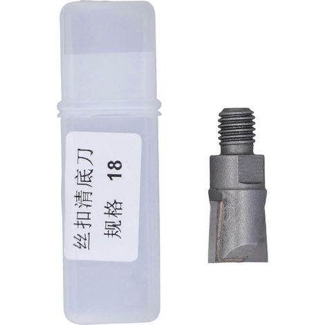 Fraise à rainurer avec lame de 18 mm, perçage, fraise à rainurer en carbure pour le nettoyage des sols, idéale pour les bricoleurs et les menuisiers.