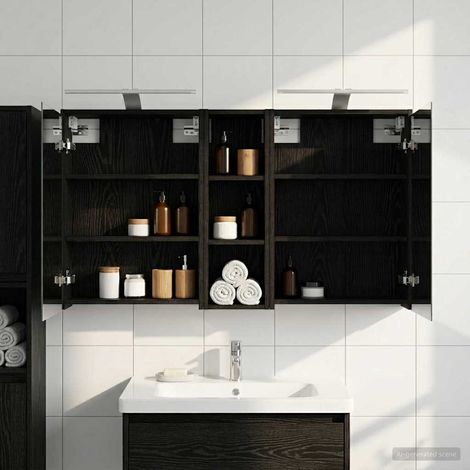Juego de Muebles de Baño 3 pcs 106 x 16 x 62,5 cm