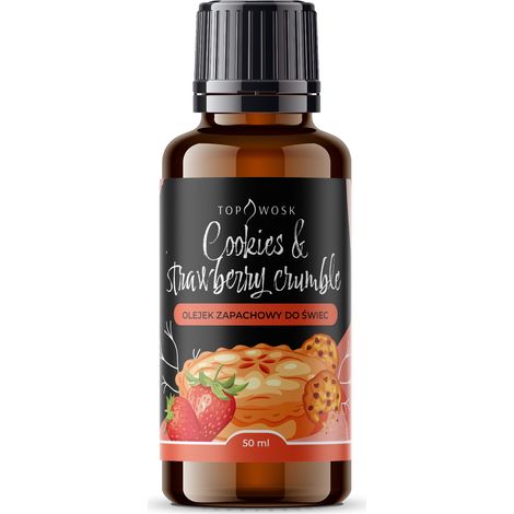 Aceite aromático de galletas y crumble de fresa 50 ml