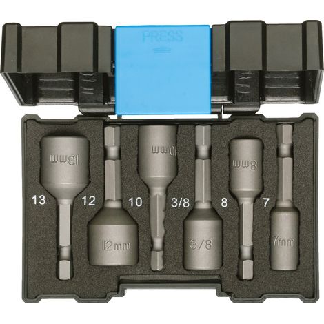 Gedore Bit-Box Steckschlüssel Maschinenaufnahme 6-tlg. (1/5)