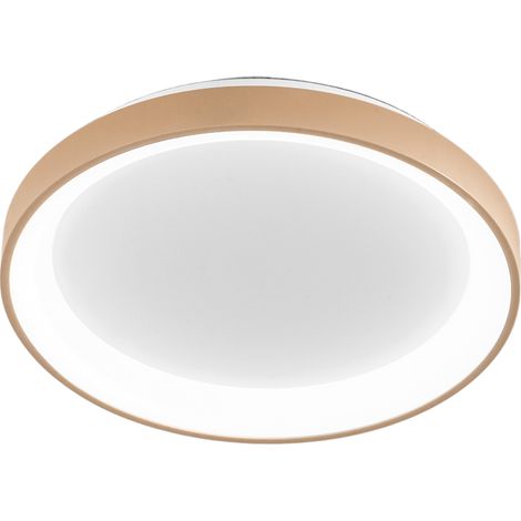Plafonnier Led Krizia 50W, Nouvelle Finition Beige, Dimmable Cct 3000K-4000K, Aluminium Avec Diffuseur Acrylique Opale - Gealuce (1/2)