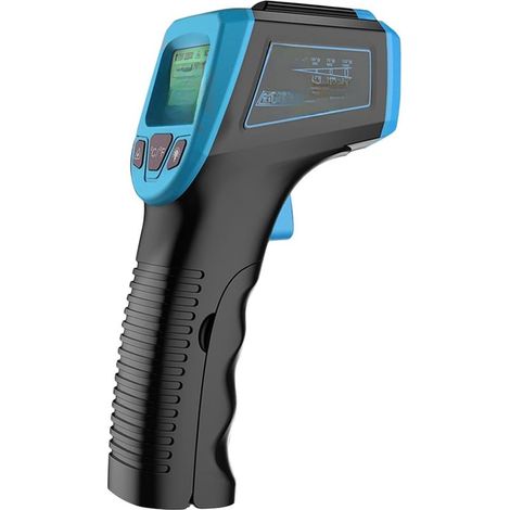 Thermomètre infrarouge numérique pour barbecue, plage de -50 à 600 °C, arrêt automatique des données, réparation CVC (1/4)