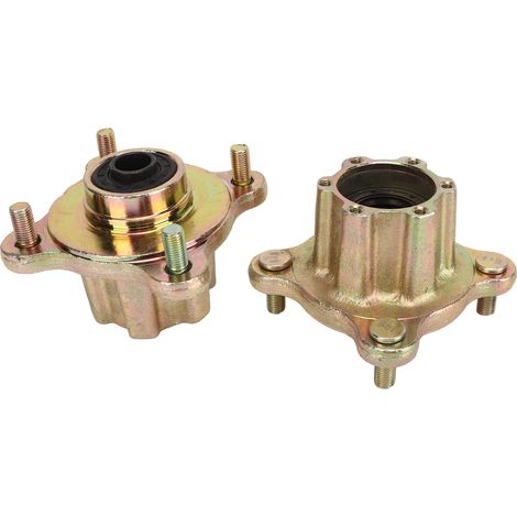 2 Plaquettes de moyeu chromé bride d'essieu pour 150CC quad ATV buggy tout-terrain, pièces de modification DIY