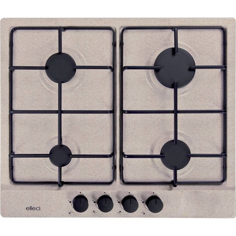 Elleci Style 60 G51 Avena Encastrable 58 cm Gaz 4 Brûleurs