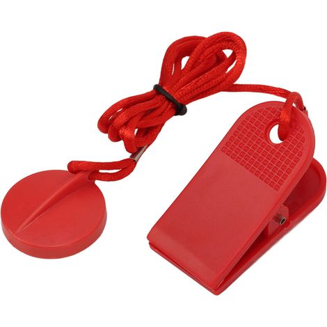1 paire de clés de sécurité pour tapis roulant, verrou de sécurité pour tapis roulants domestiques et commerciaux, arrêt d'urgence L (1/5)