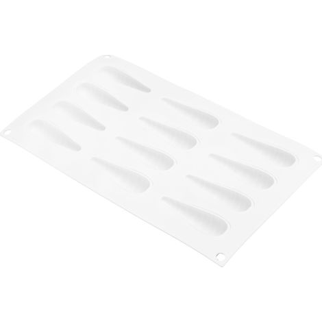 Silikon-Kuchenform in Karottenform mit 12 Mulden für Mousse, Schokolade und hausgemachtes Gebäck (1/5)
