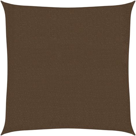 Maison Exclusive - Sonnensegel 160 g/m² Braun 2,5x2,5 m HDPE