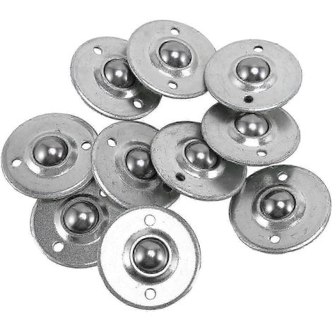 Lot de 10 unités de transfert à billes à bride en acier 5/8" pour convoyeur industriel (1/5)