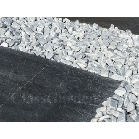 Galet Gris Clair 12-24 Pack de 20 M² - 40 sacs - 800 kg