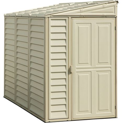 Duramax Plastica Sidemate Shed, 06625, 1.2 x 2.4 m, Avorio (1/5)