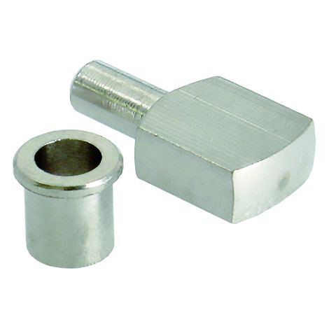 Tacchetto Vynex acciaio nichelato Grigio diam. 7 mm - 8 pz