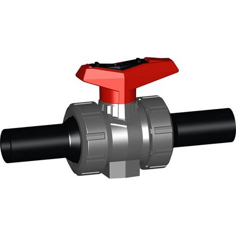 GF Kugelhahn 546 PVC-U/EPDM d 40 PE Stutzen lang SDR11