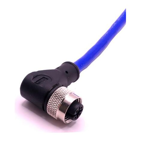 conector mueller c4d81m010 4 pines ángulo recto 10 m