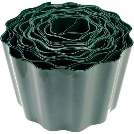 OEM– Bordure à gazon classique en plastique 9 m x 30 cm – Bordure décorative pour parterres de fleurs et légumes – Installation facile (1/5)