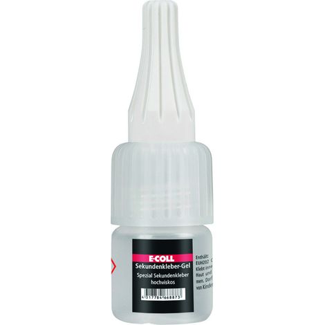 E-COLL Sekundenkleber-Gel 5g Flasche (1/2)