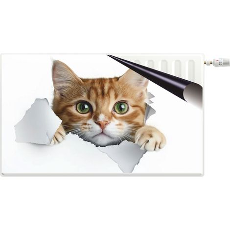 Cache radiateur magnétique - Chats 3D pour enfants (1/5)