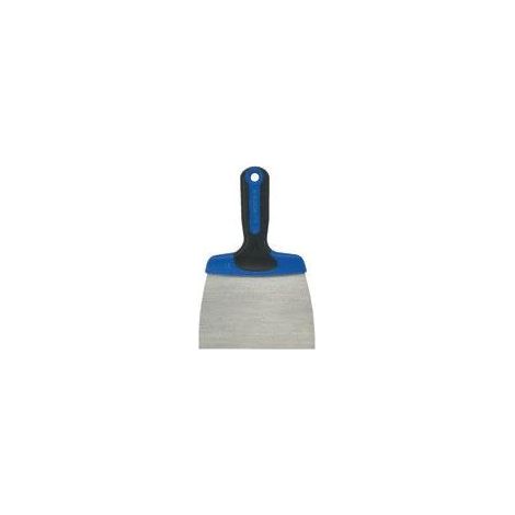 Couteau à enduire avec lame en acier trempé 0,5 mm et manche bi-matière - Mondelin