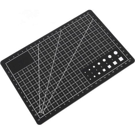 Grand tapis de découpe pour loisirs créatifs, tapis de mesure pour travaux manuels, tapis de découpe rectangulaire anti-coupure, 1 lot (1/5)