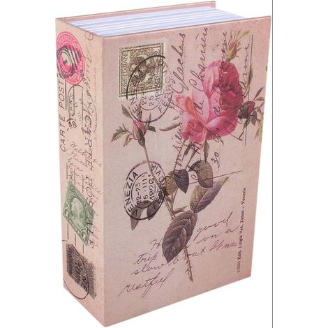 Coffre-Fort Livre Dictionnaire Coffre-Fort Secret Argent Liquide Coffre-Fort Bijoux Système Verrouillage clé Rose Diary Type (1/5)