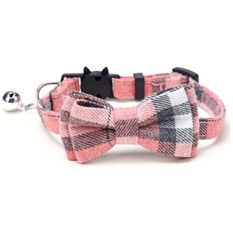 Collier Chat,Collier Chat Anti étranglement,Collier pour Chat avec Cloche Collier Chat Support étanche Boucle de Sécurité (1/5)