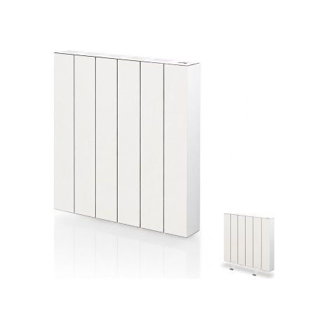 Emisor térmico seco ELIAN 1000 W blanco con patas incluidas, Programable 24/7 (1/5)