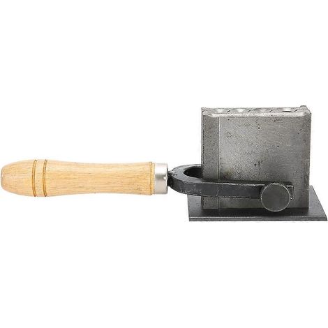 Outil de traitement pour la fabrication de bijoux, avec rainures à huile et manche en bois (S) (1/5)