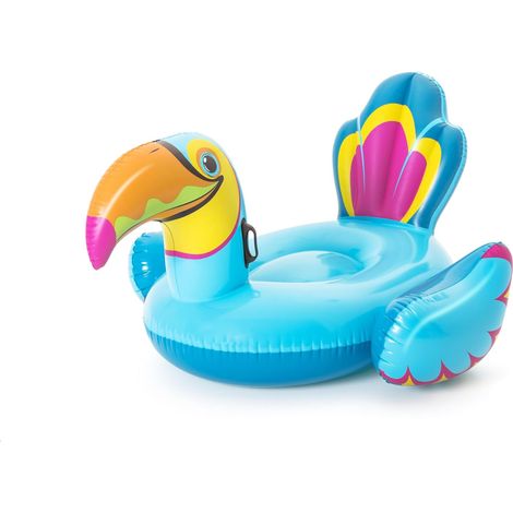 Bouée en forme de toucan, l'oiseau coloré au grand bec. (1/5)