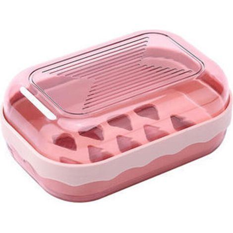 Portasapone, contenitore per sapone, design rosa