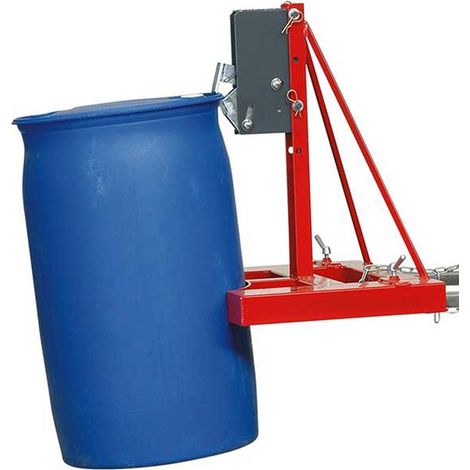 Pinza automatica verticale per fusti su guaine - Fusti metallici o in plastica con bordo 220 L - Carico max 500 kg - 840005693