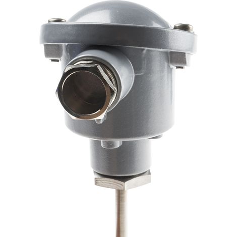 Capteur RTD PT100 RS PRO, Ø 6mm, L.100mm, +450°C max, Tête de connexion ( Prix pour 1 ) (1/3)
